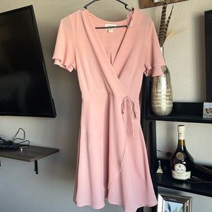 Pink Flowing Dress
